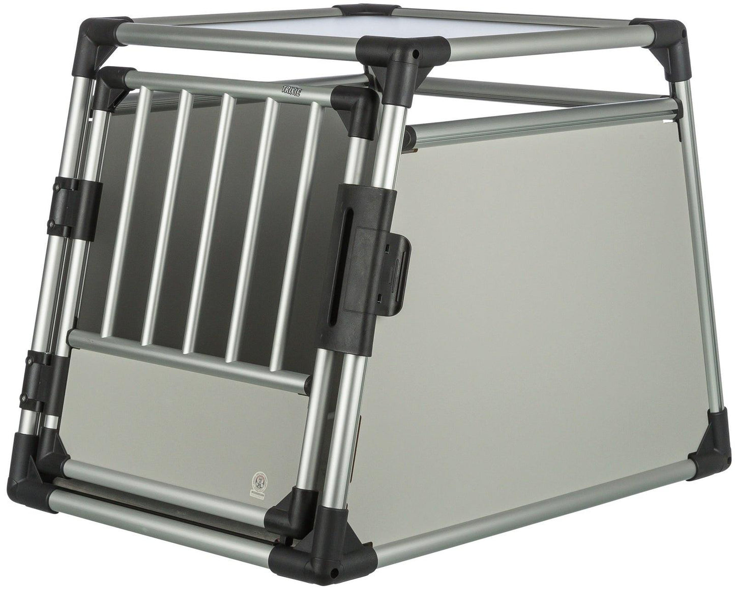 Trixie Transport box, aluminium, S: 48 x 57 x 64 cm, silver/light grey.