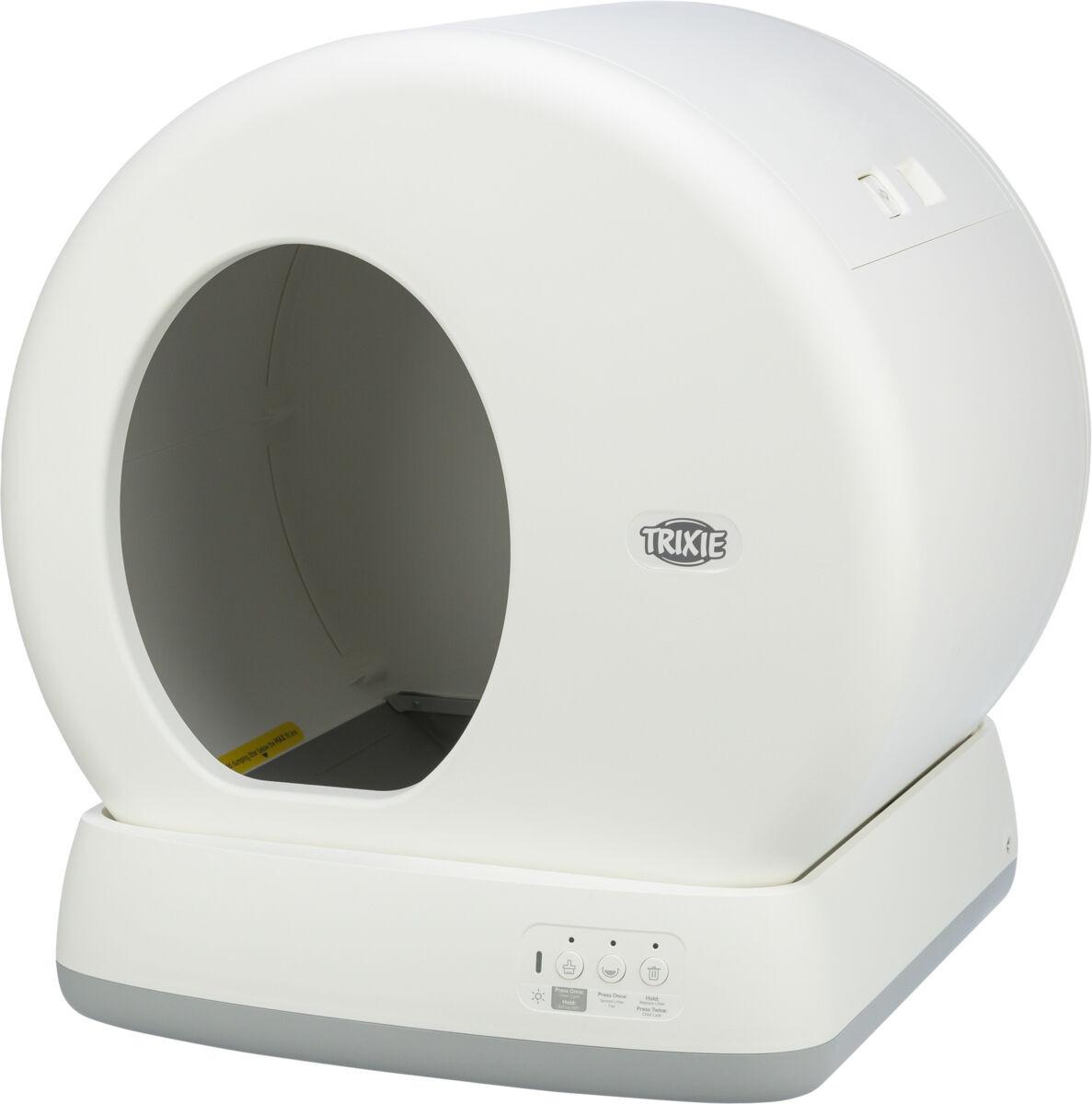 Trixie Self-Cleaning cat litter tray, plastic, 53 x 55.5 x 52 cm, white.