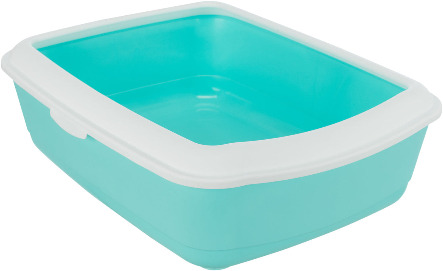 Trixie Classic cat litter tray, with rim, 37 Ç? 15 Ç? 47 cm, mint/white