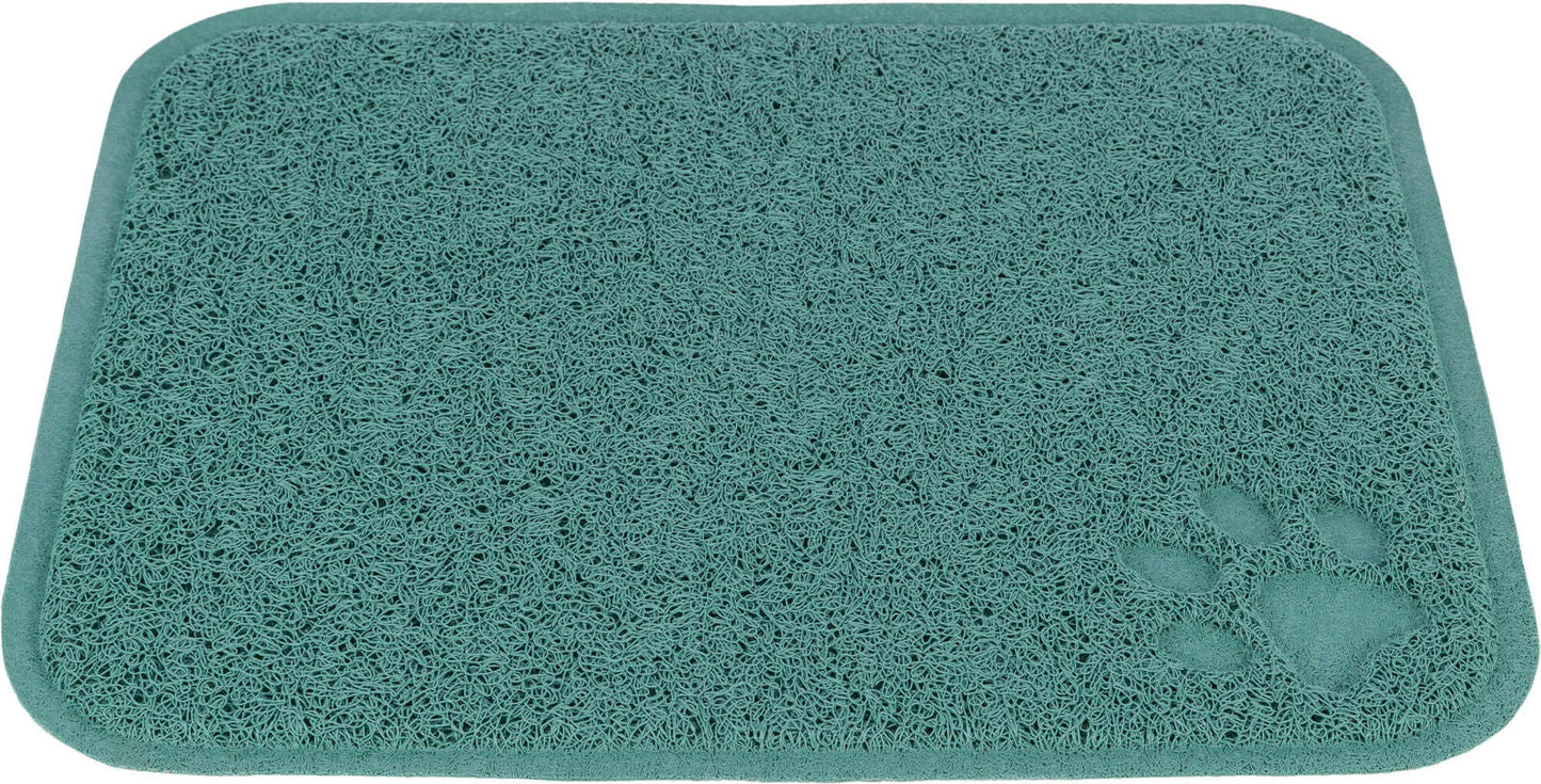 Trixie Cat litter tray mat, PVC, 37 x 45 cm, sage