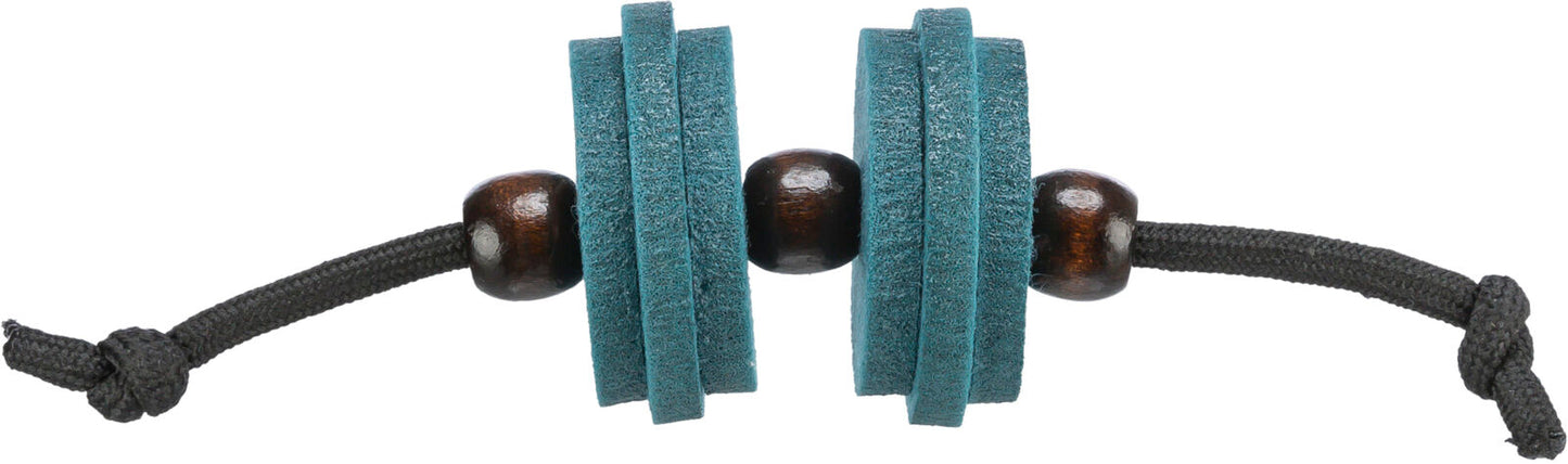 Trixie CityStyle dumbell on a string, felt/wood, 13 cm