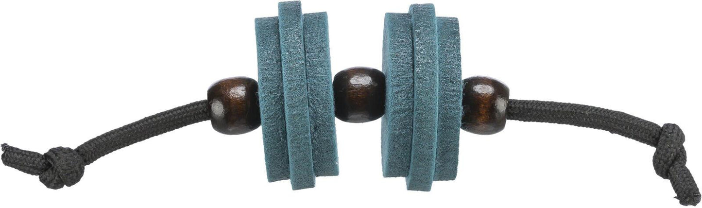 Trixie CityStyle dumbell on a string, felt/wood, 13 cm.