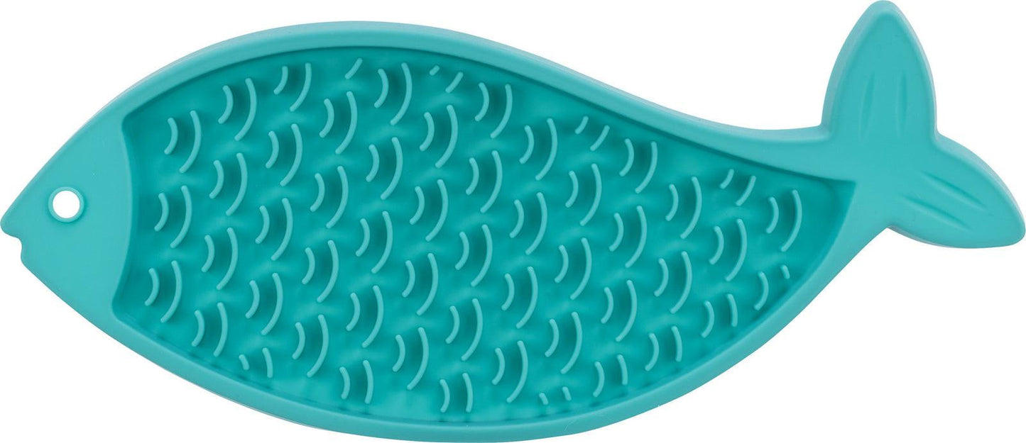 Trixie Lick'n'Snack mat, silicone, 28 cm, petrol.
