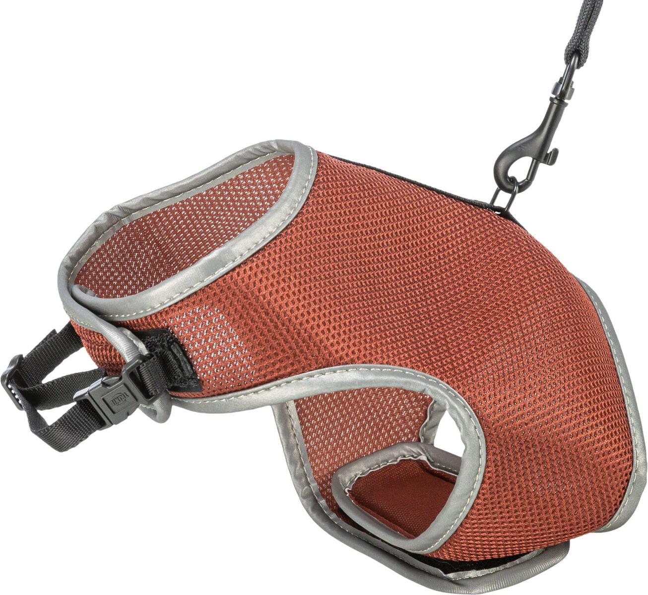 Trixie Soft harness cat, with lead, 24-42 cm, 1.20 m, rust.