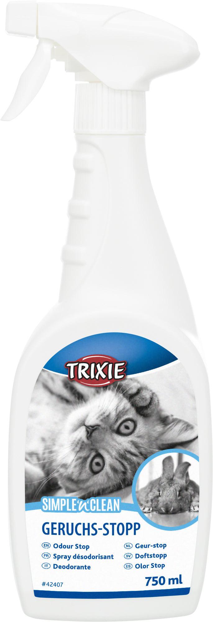Trixie Simple'n'Clean odour stop, cat/small animal, 750 ml.