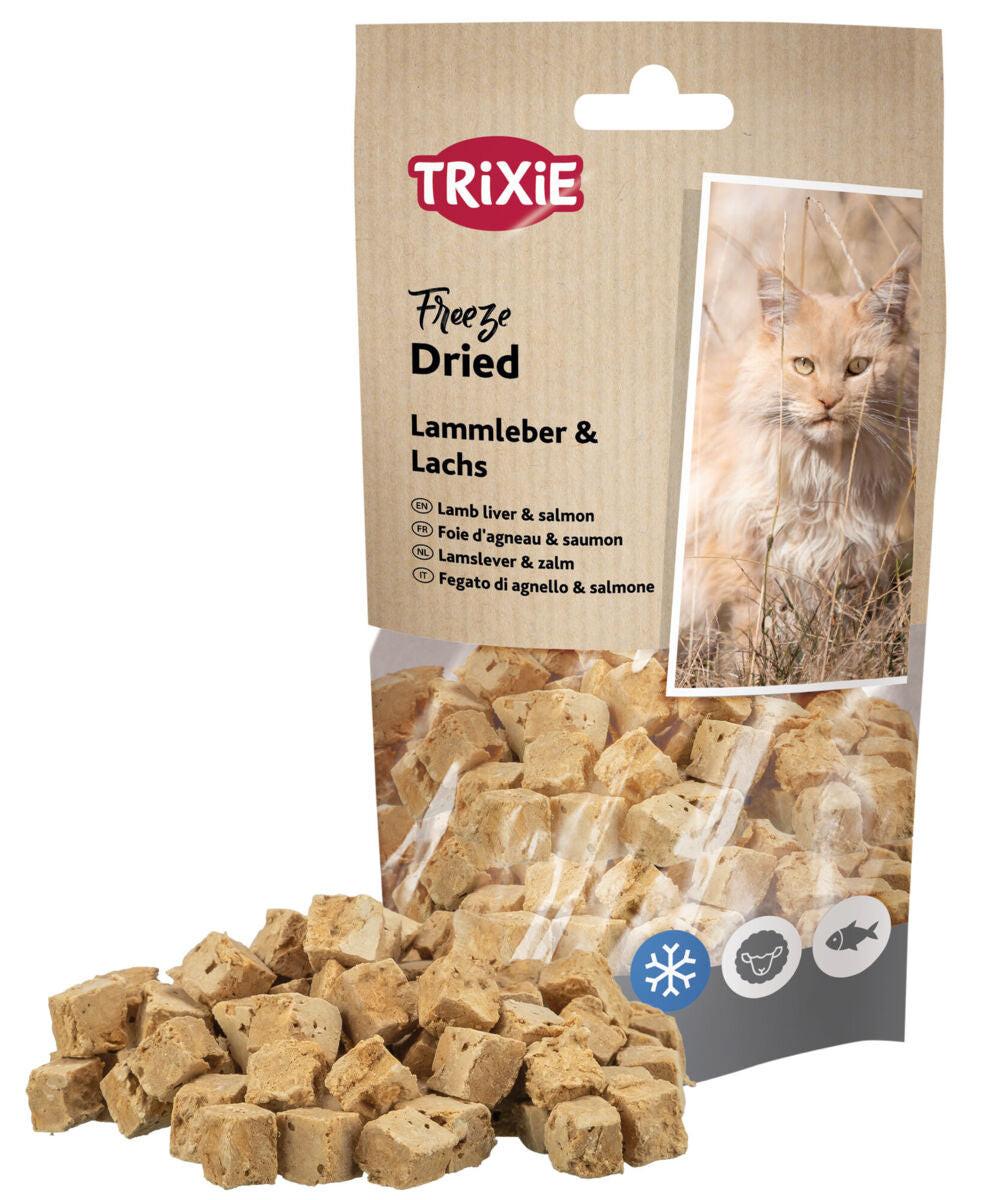 Trixie Freeze Dried lamb liver & salmon, 25 g.