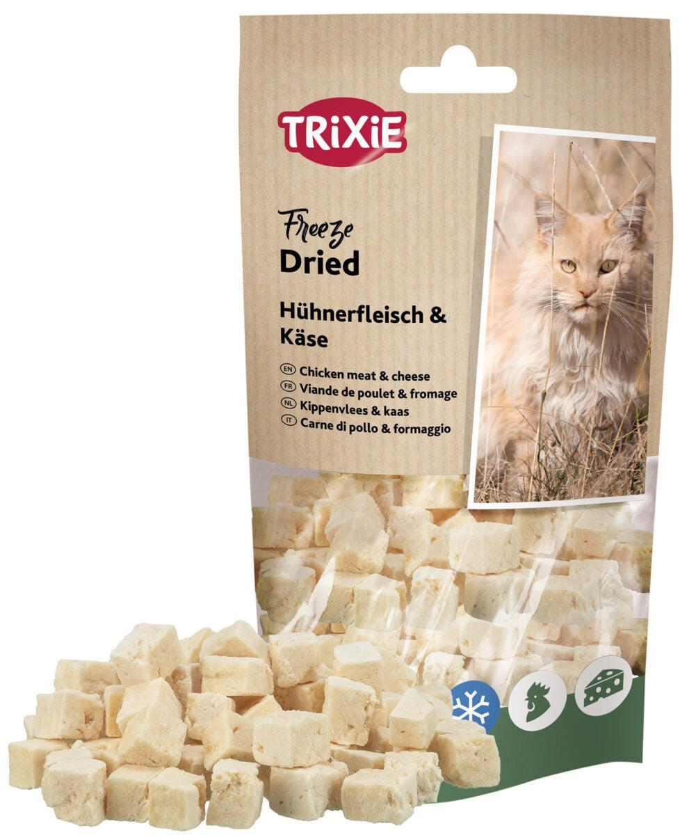 Trixie Freeze Dried chicken & cheese, 25 g.