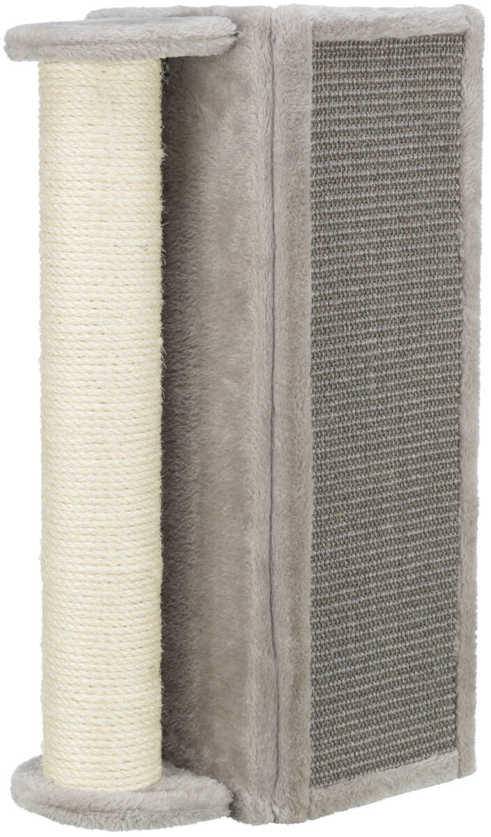 Trixie Scratching board for corners with post, 19 Ç? 58 Ç? 19 cm, grey