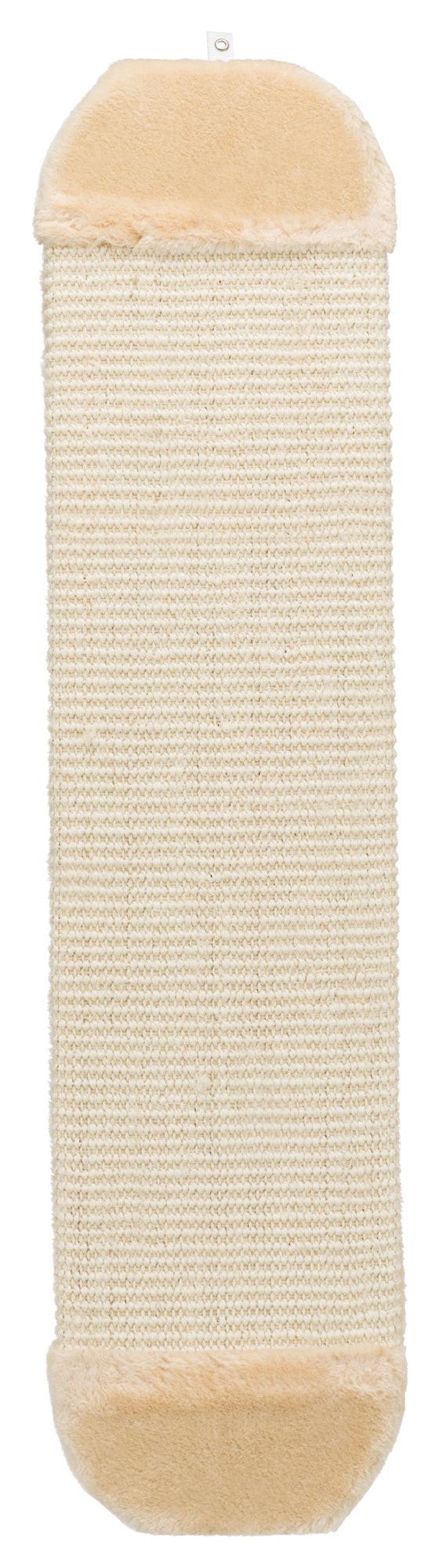 Trixie Scratching board XL with plush, 18 x 78 cm, natural/beige.