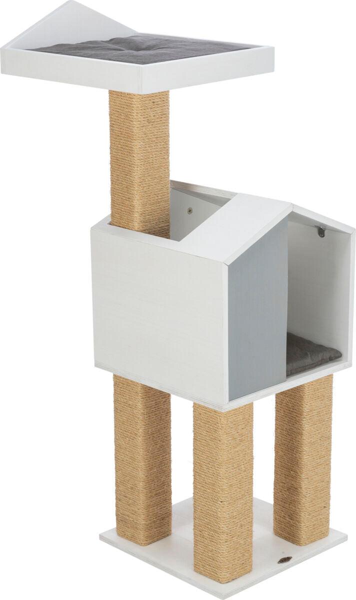 Trixie BE NORDIC Jonte cat tree, 115 cm, grey/white.