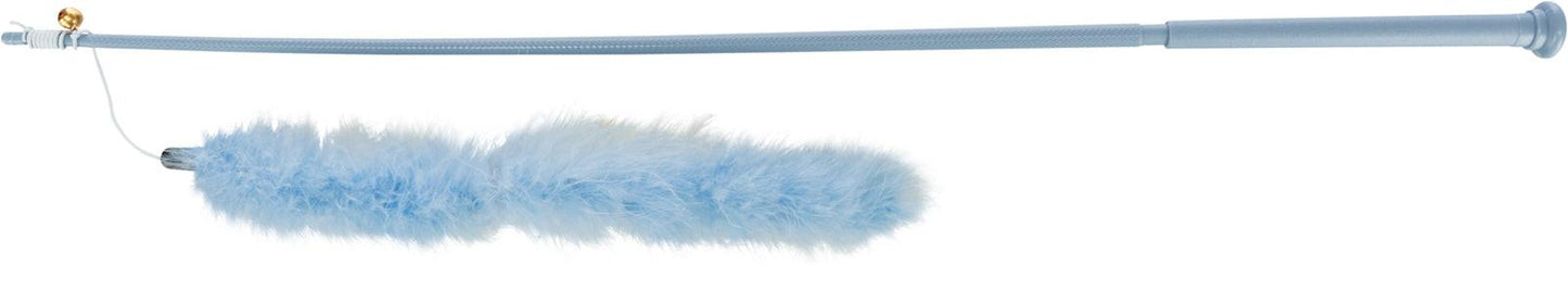 Trixie Playing rod XXL with feather boa, 65 cm.