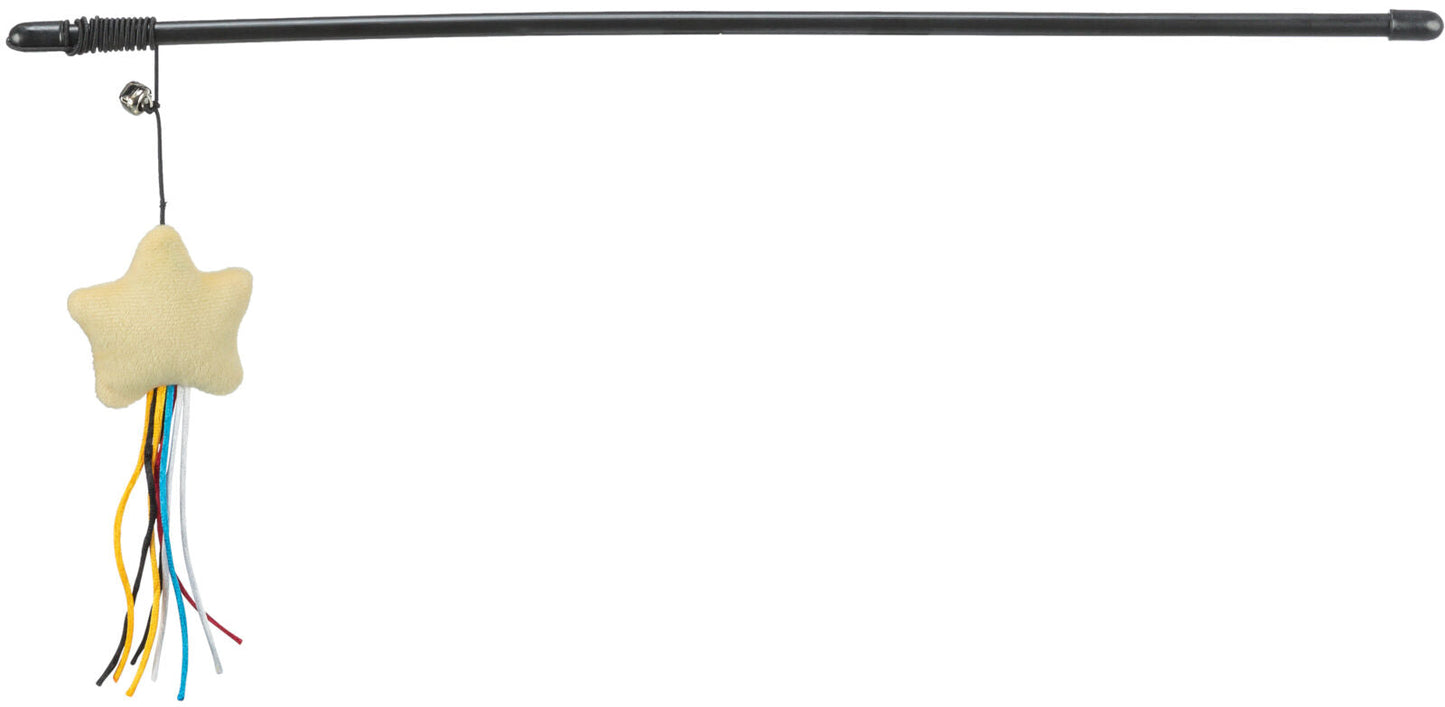 Trixie Playing rod star, plastic/plush, catnip, 46 cm