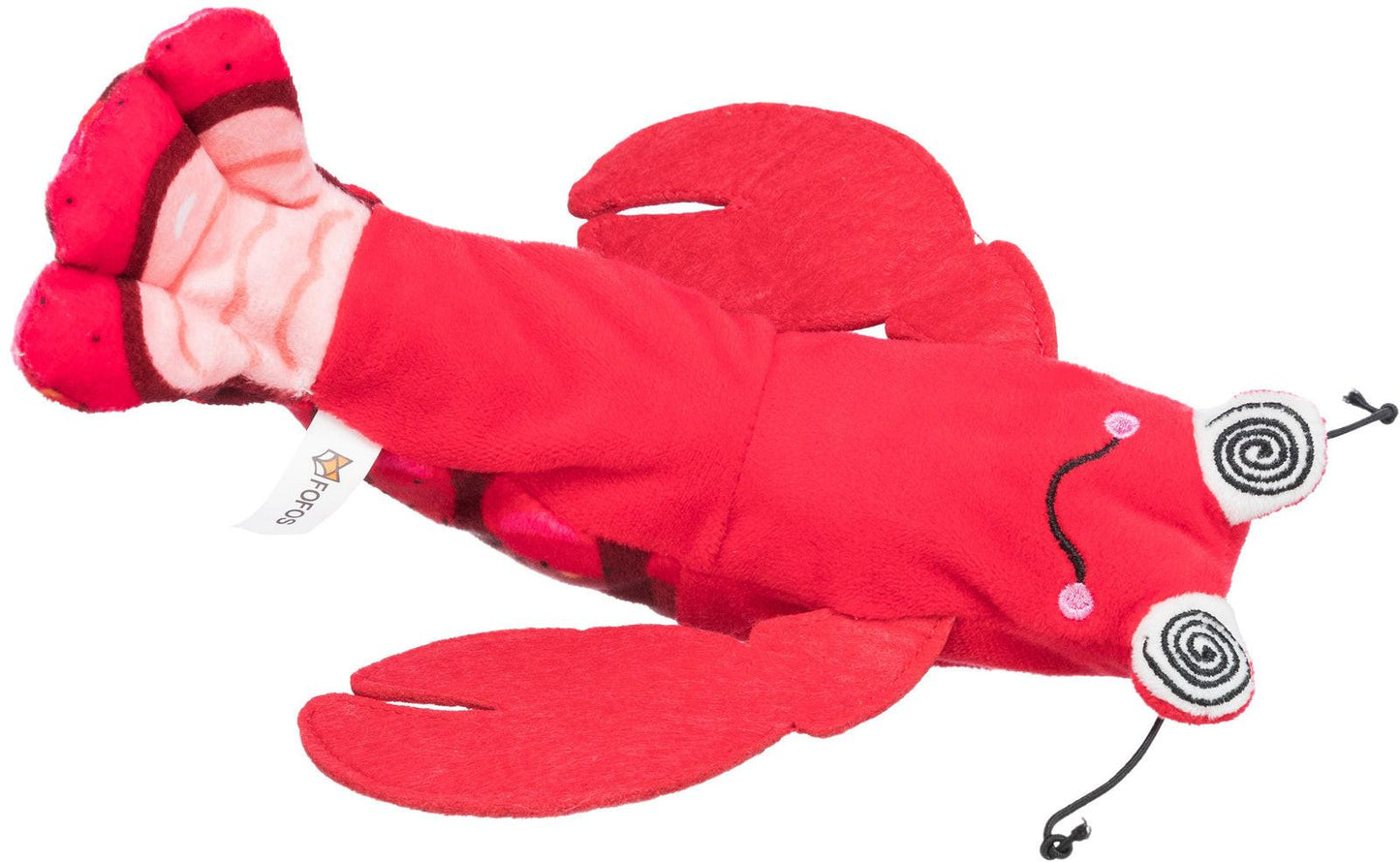 Trixie Wriggle shrimp fabric, catnip, 23 cm.