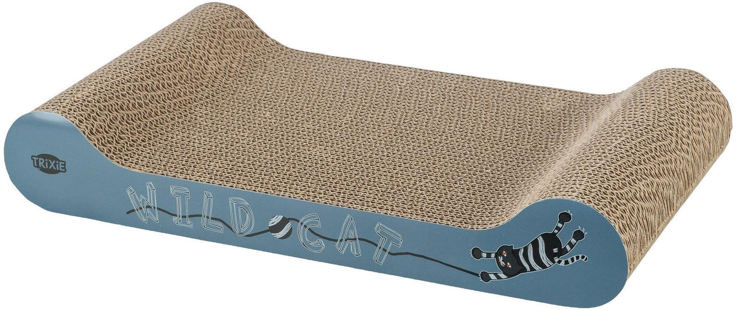 Trixie Wild Cat scratching cardboard, 41 x 7 x 24 cm, orange.