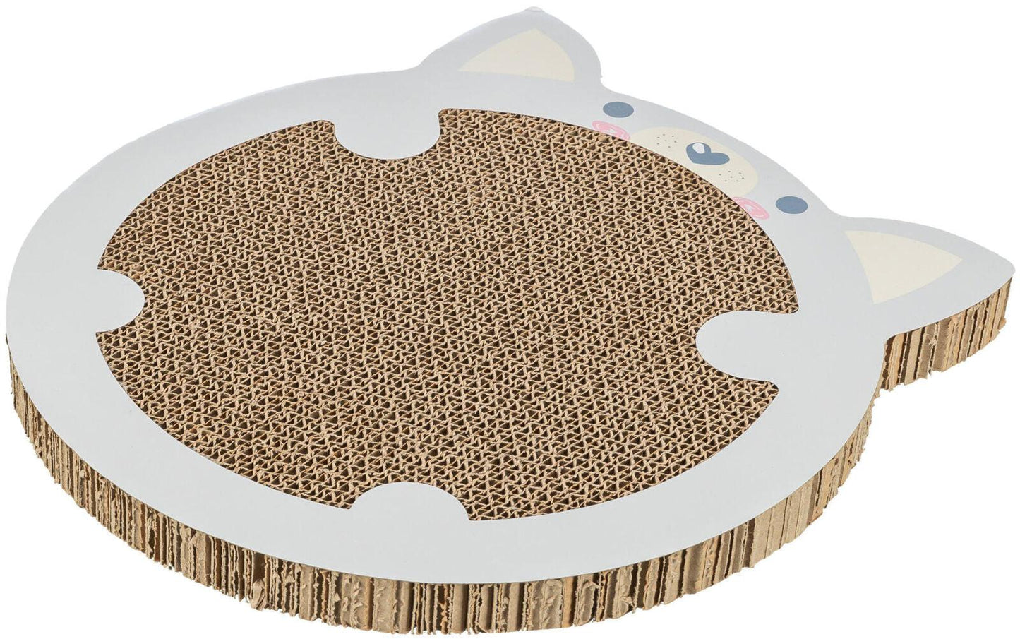 Trixie Junior scratching cardboard, hamster, catnip, 31 x 2.5 x 32.5 cm, light grey.