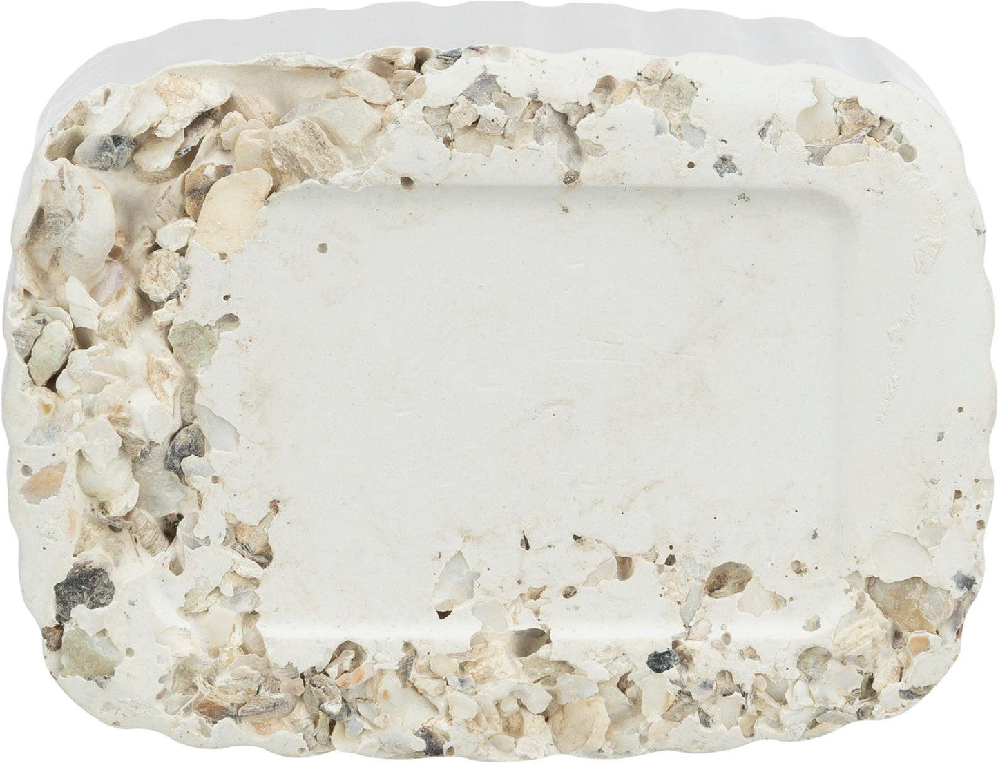 Trixie Pecking stone with seashells, 200 g.