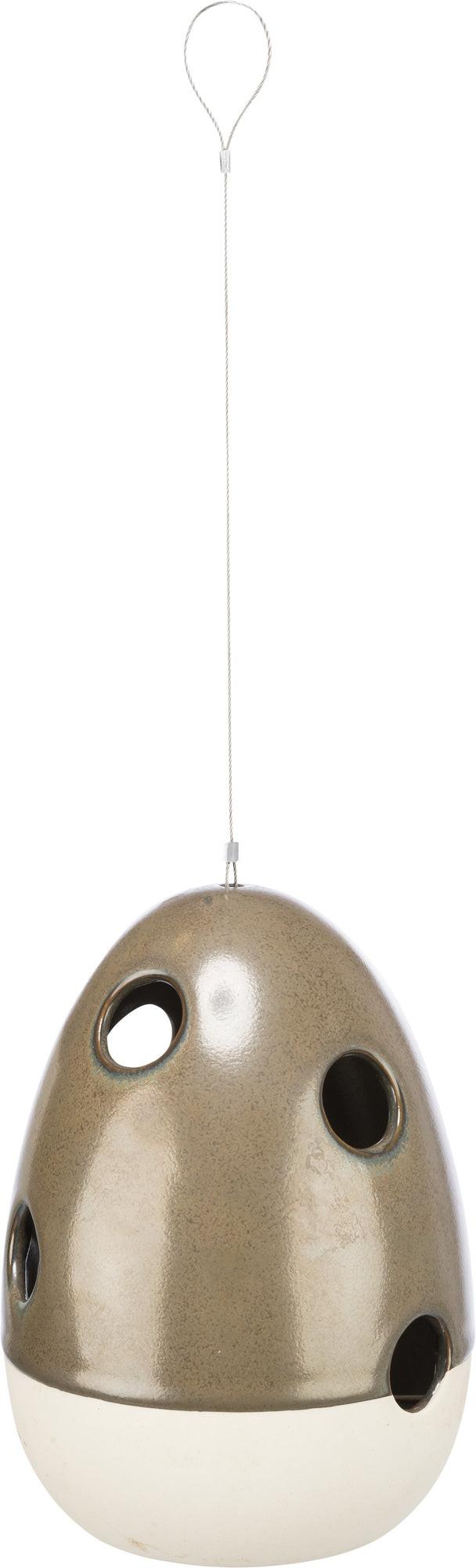 Trixie Nesting aid for hanging, ceramic, 12 x12 x16 cm, forest.