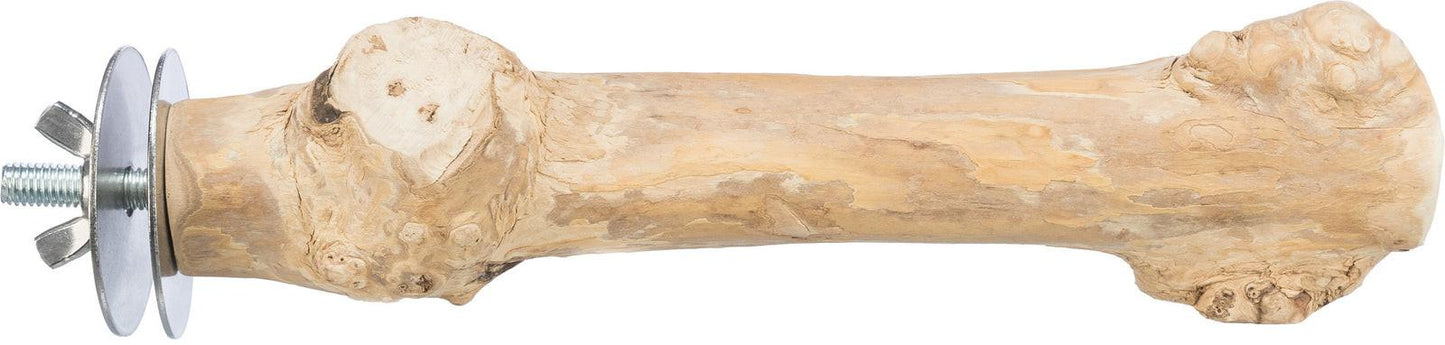 Trixie Perch with screw attachment coffee wood, 20 cm/ 20-30 mm.