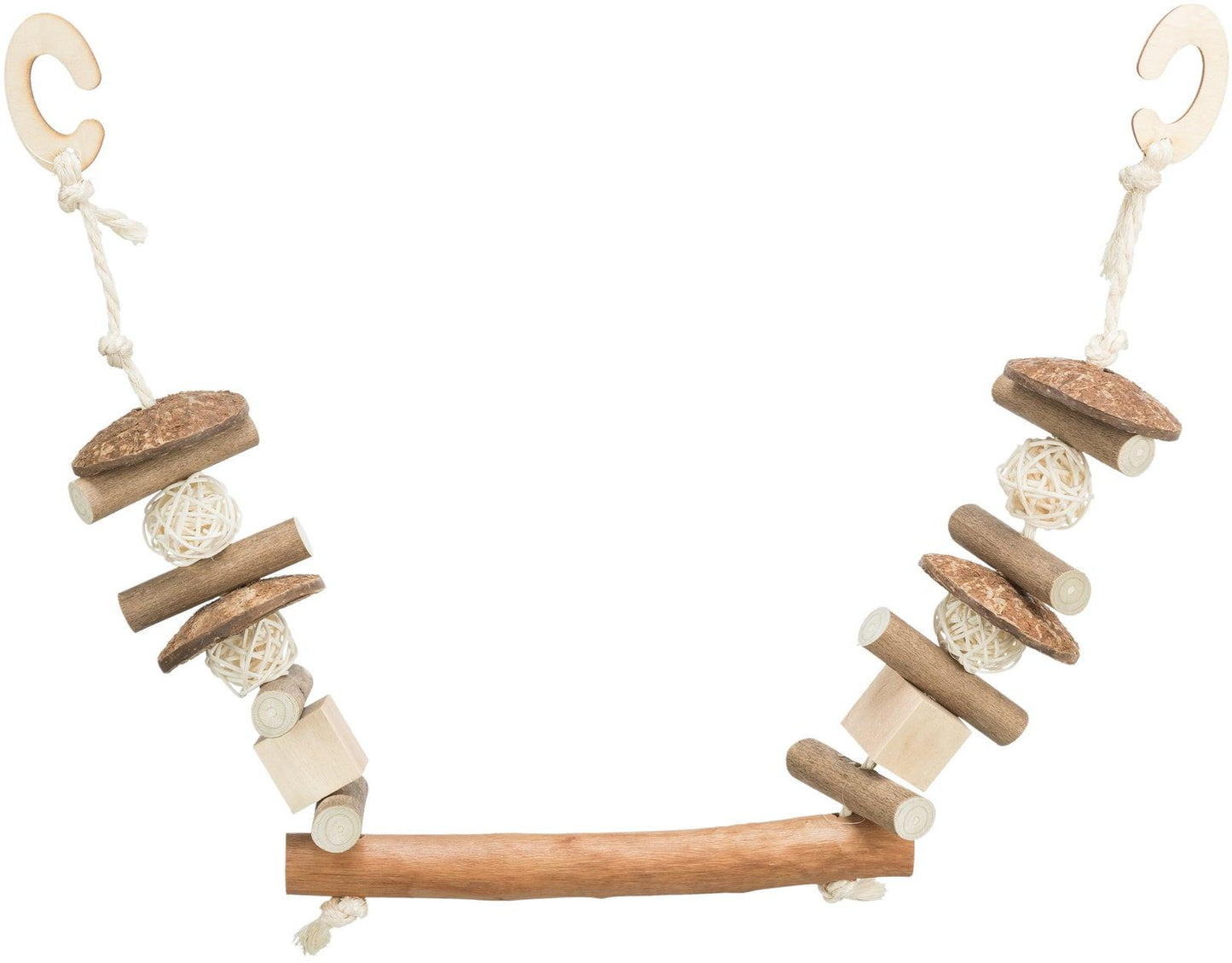Trixie Nibbling swing coconut/wood/rattan, 20 X 30 cm.
