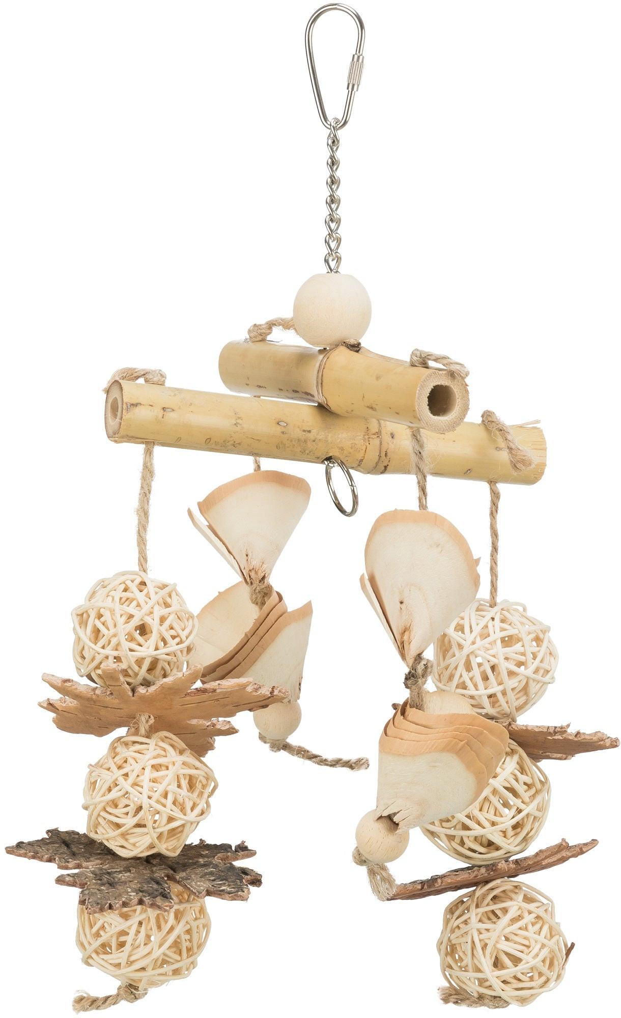 Trixie Natural toy bamboo/rattan/wood, 31 cm.