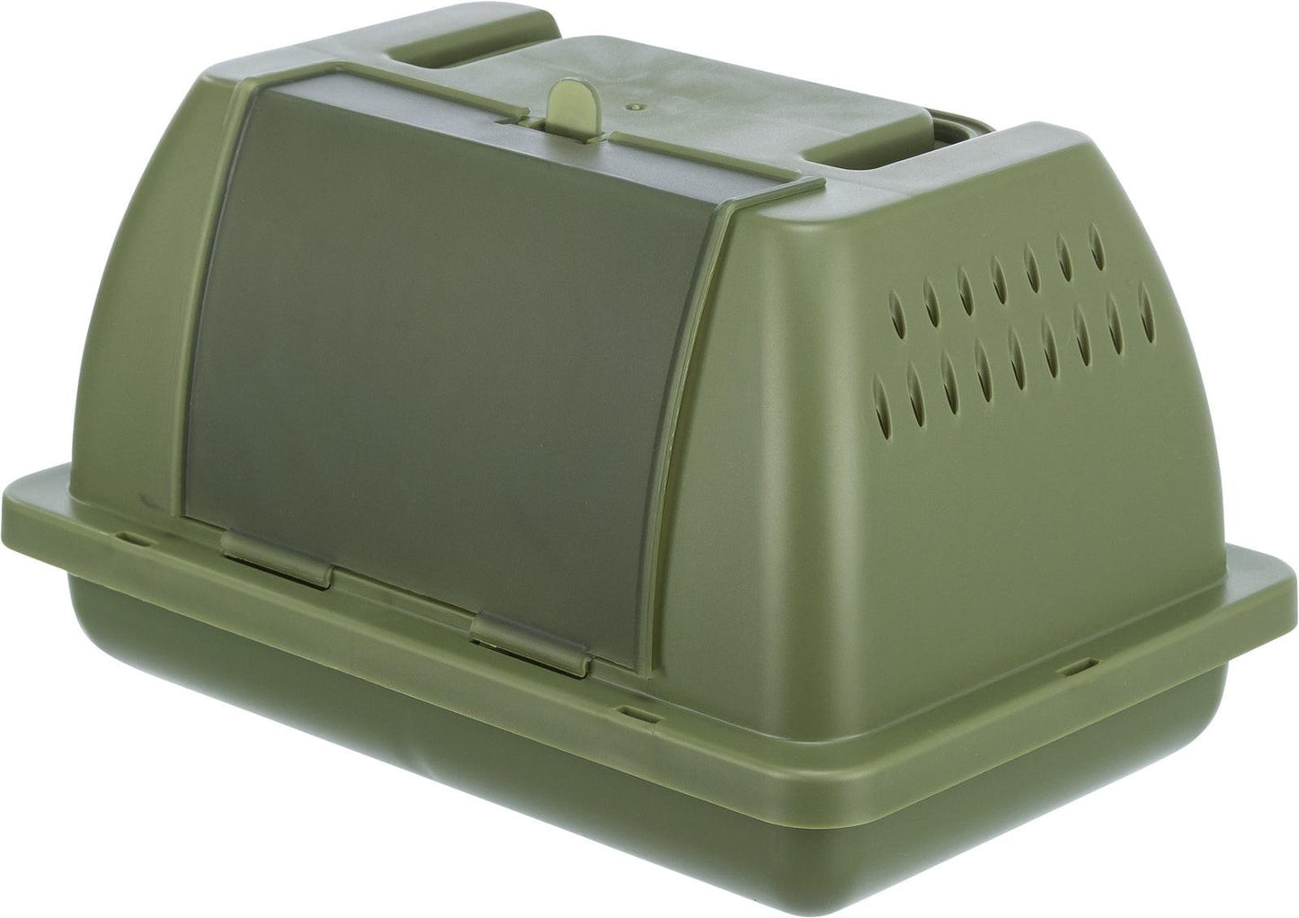 Trixie Transport box, bird/small animal, 24 x 13 x 16 cm, olive green.