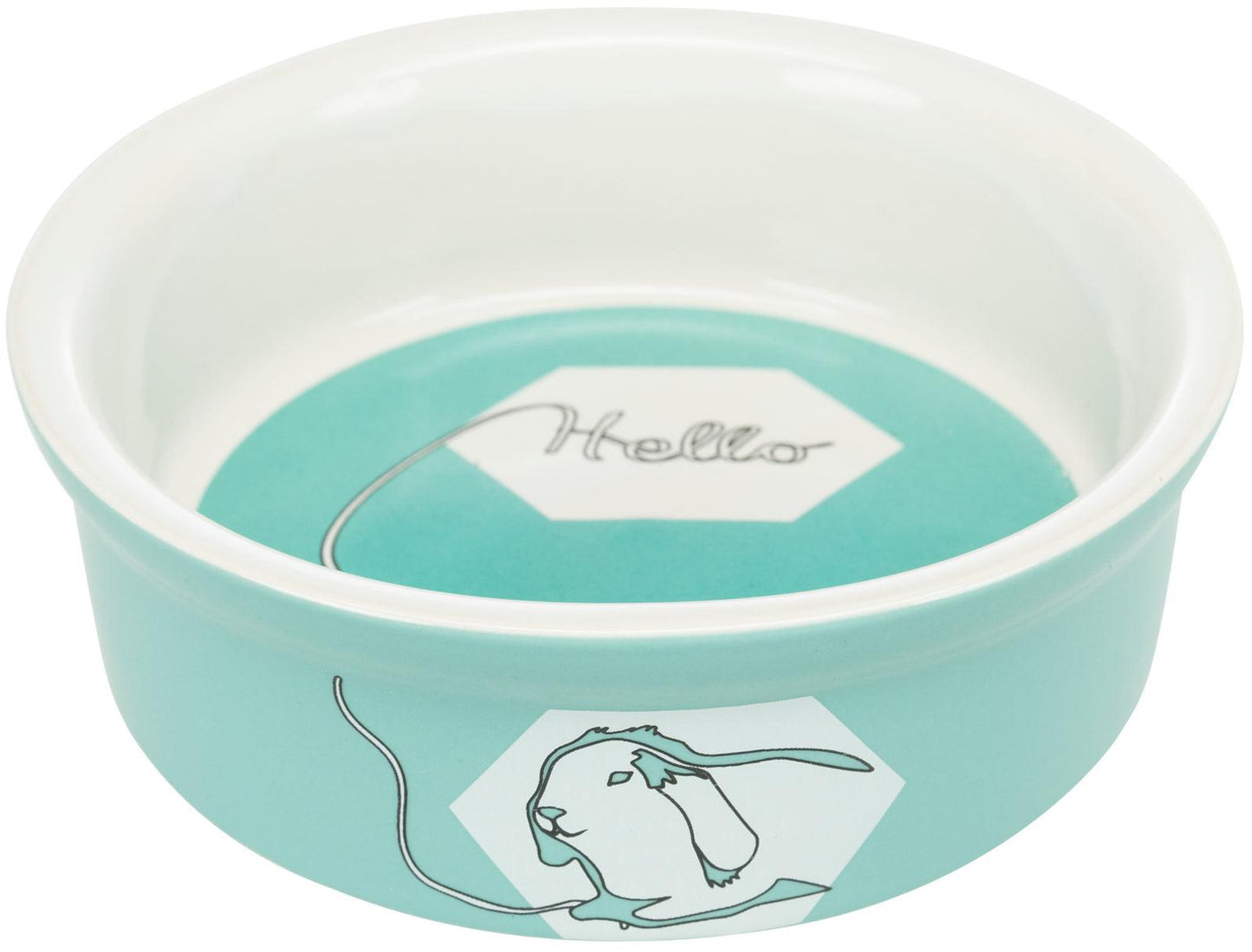 Trixie Bowl, comic rabbit, ceramic, 240 ml/x· 11 cm.