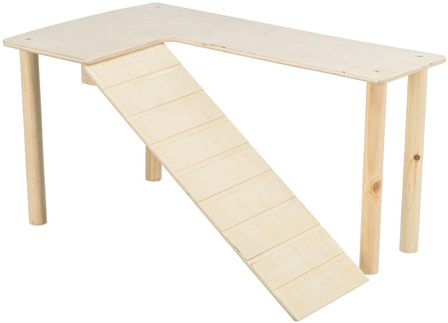 Trixie Platform with ramp, mice/hamsters, wood, 47 x 25 x 30 cm.