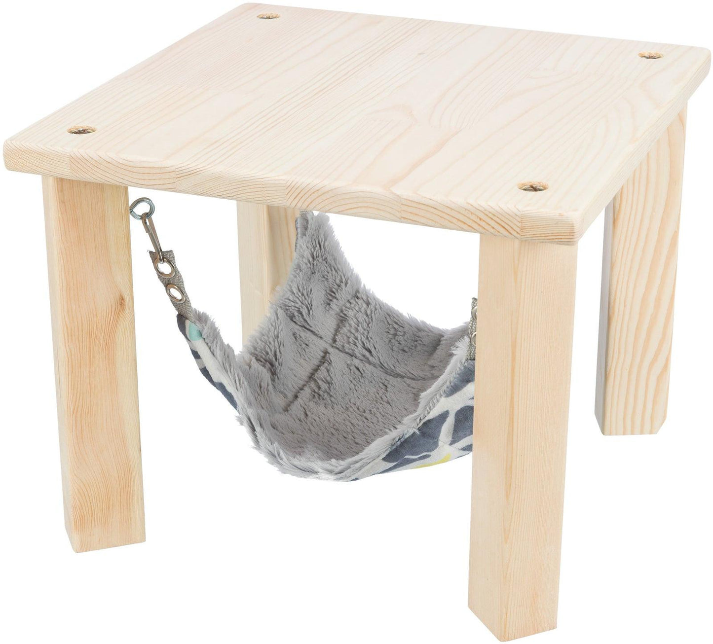 Trixie Sunny shelter/platform with hammock, 28 X 24 X 28 cm, multi coloured//grey.