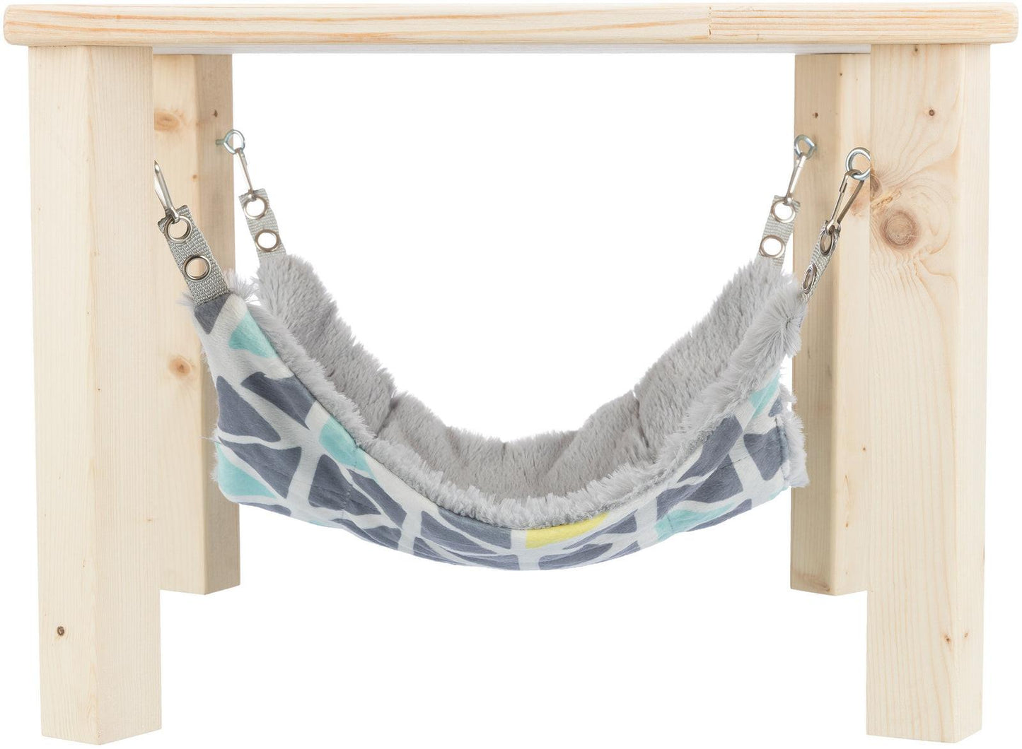 Trixie Sunny shelter/platform with hammock, 37 X 29 X 37 cm, multi coloured//grey.