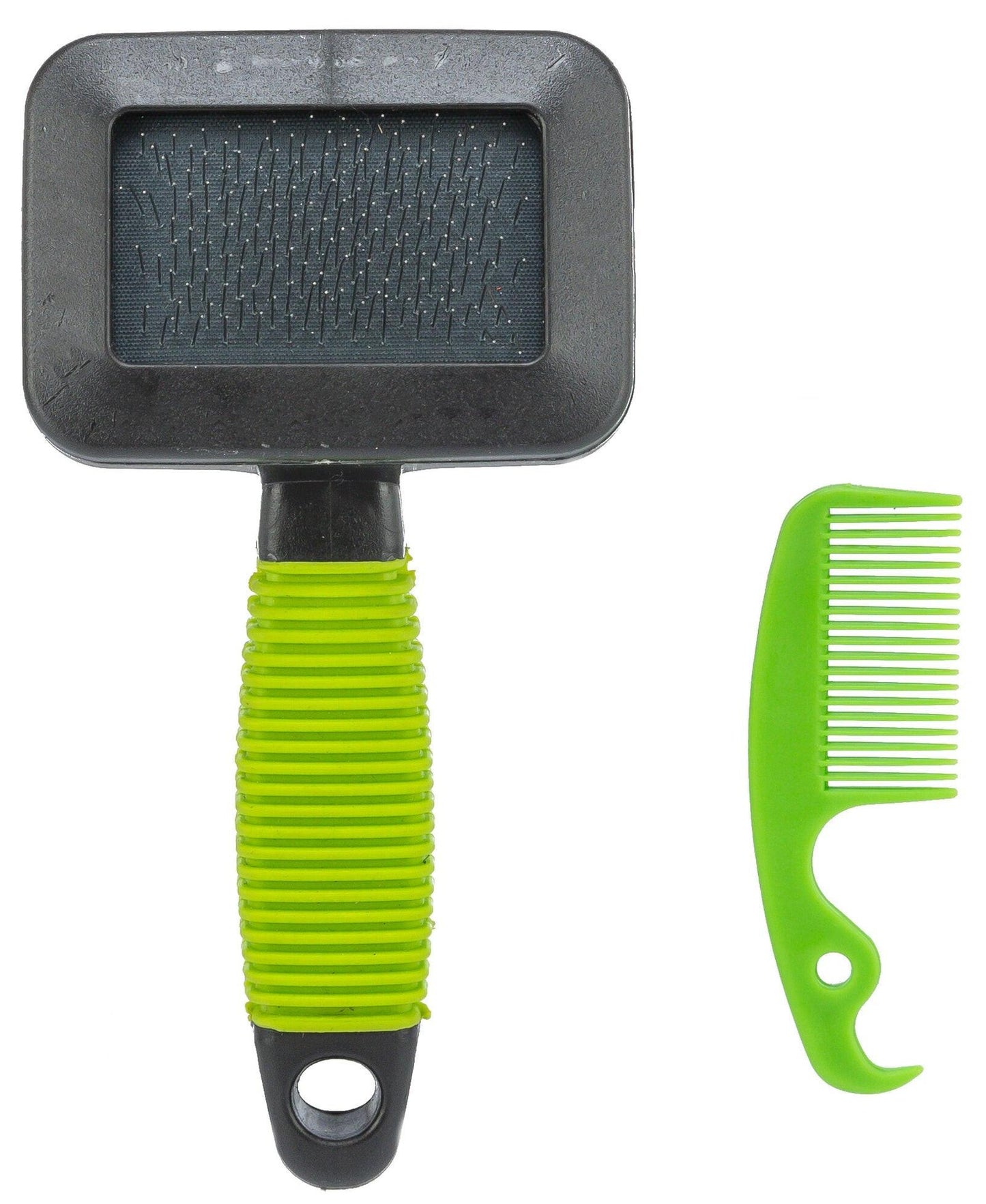 Trixie Small animal soft brush, 7 x 13 cm, green.