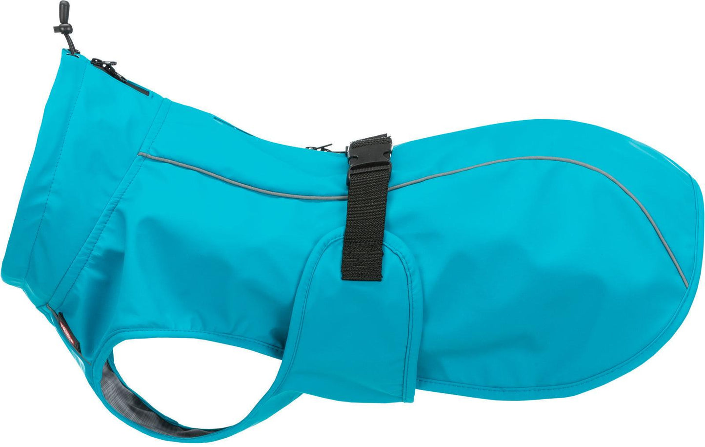 Trixie Vimy rain coat, XS: 25 cm, turquoise.