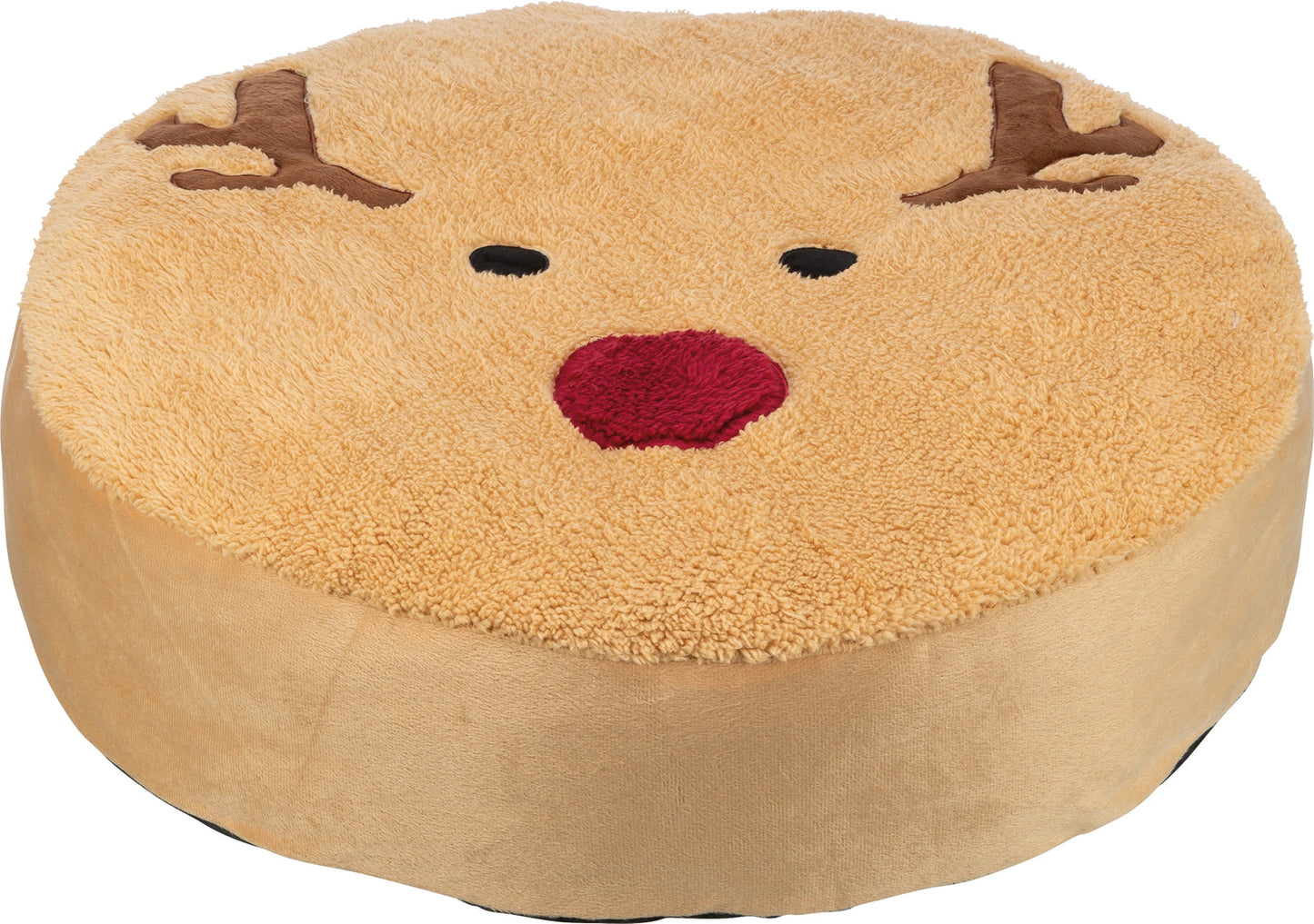 Trixie Elk cushion, round, diam. 60 cm, light brown