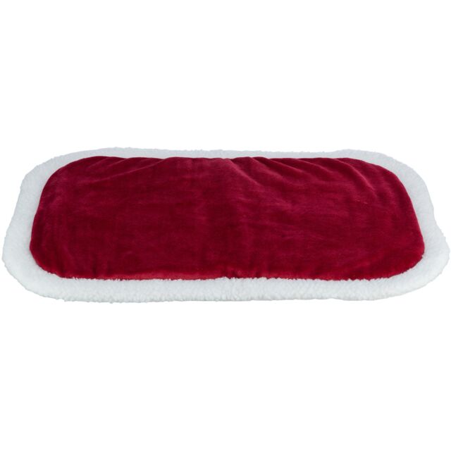 Trixie Xmas lying mat Nevio, oval, 98 Ç? 58 cm, red/white