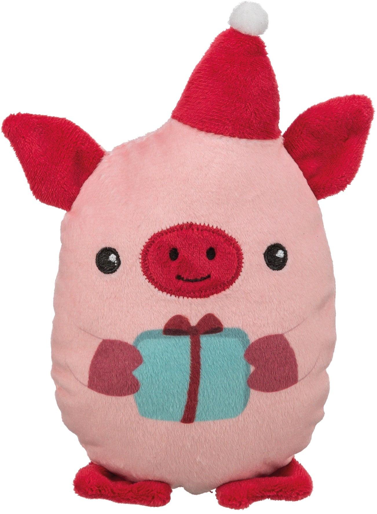Trixie Xmas pig, plush, 19 cm.