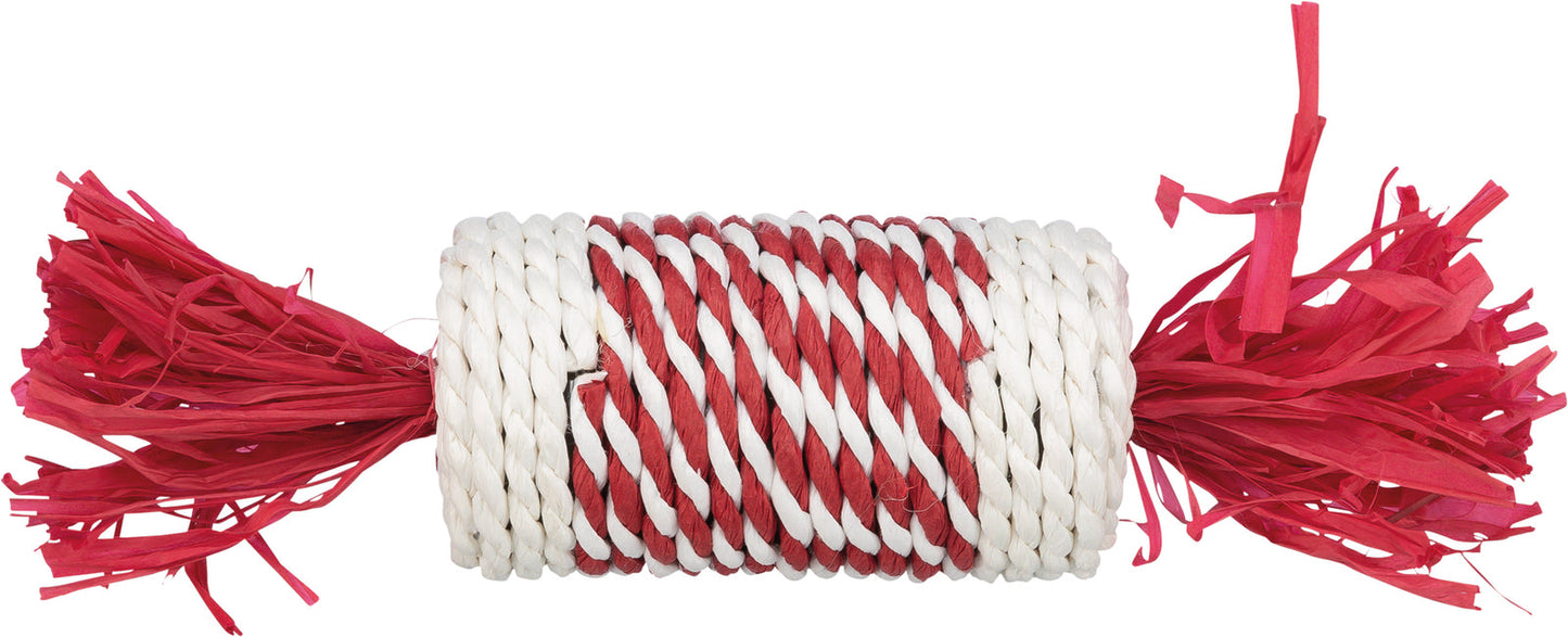 Trixie Xmas toy roll, paper yarn, 18 cm