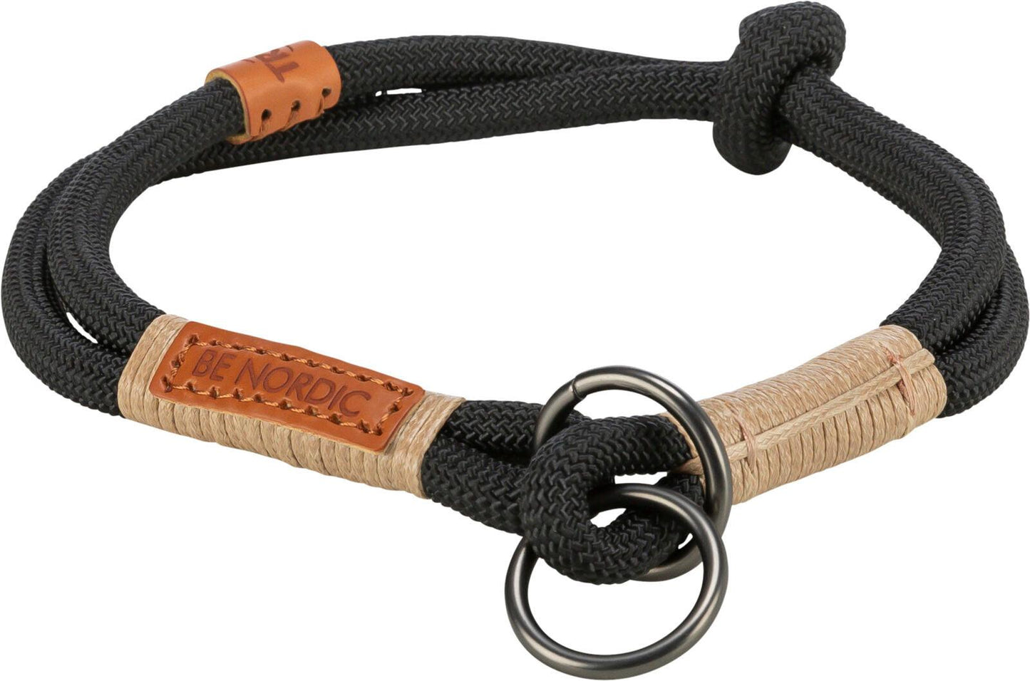 Trixie BE NORDIC semi-choke, S: 35 cm/x· 6 mm, black/sand.