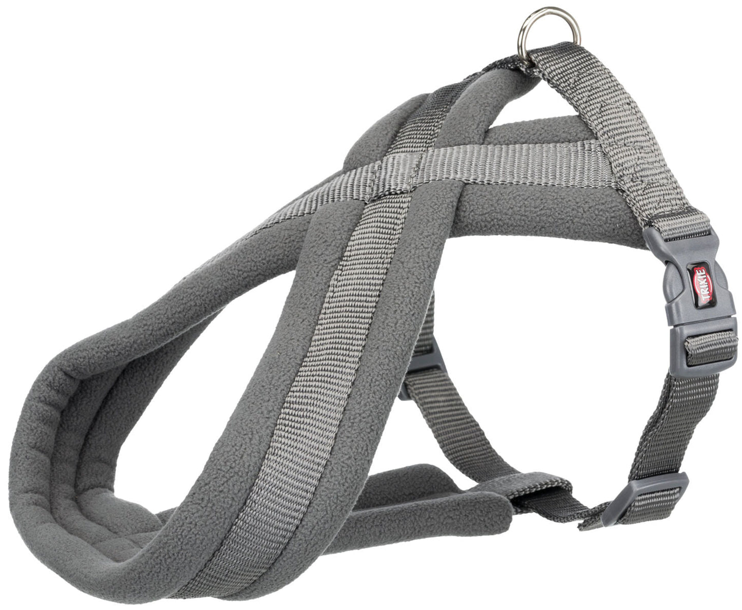 Trixie Premium touring harness, S-M: 40-70 cm/20 mm, graphite