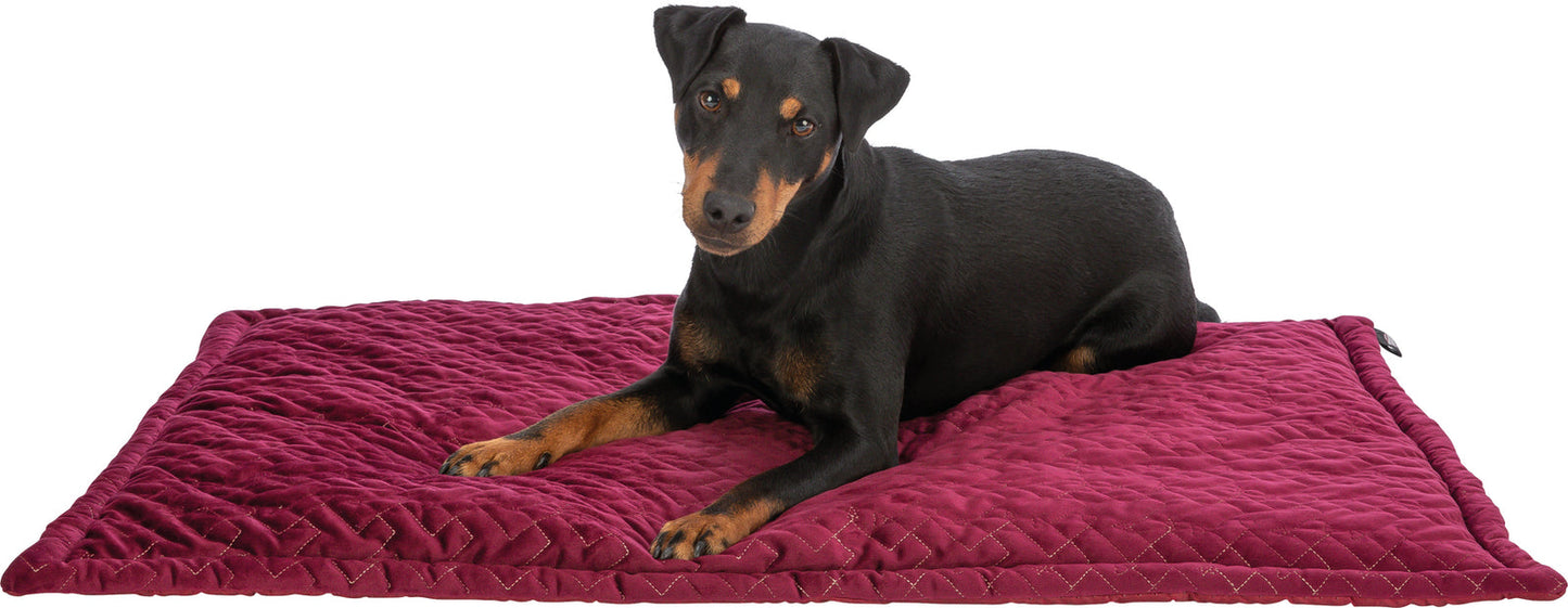 Trixie Natalya lying mat, square, 90 x 60 cm, bordeaux