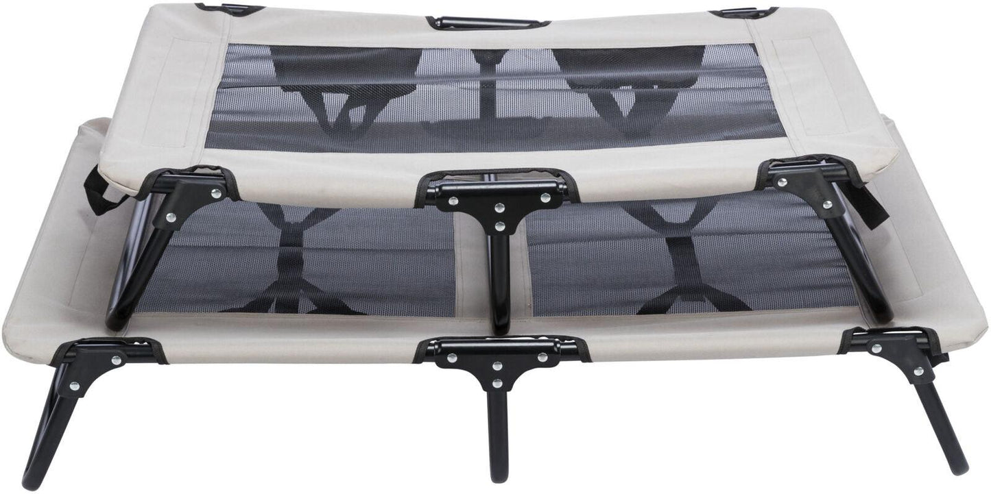 Trixie Dog lounger, 120 x 19 x 70 cm, beige/black.