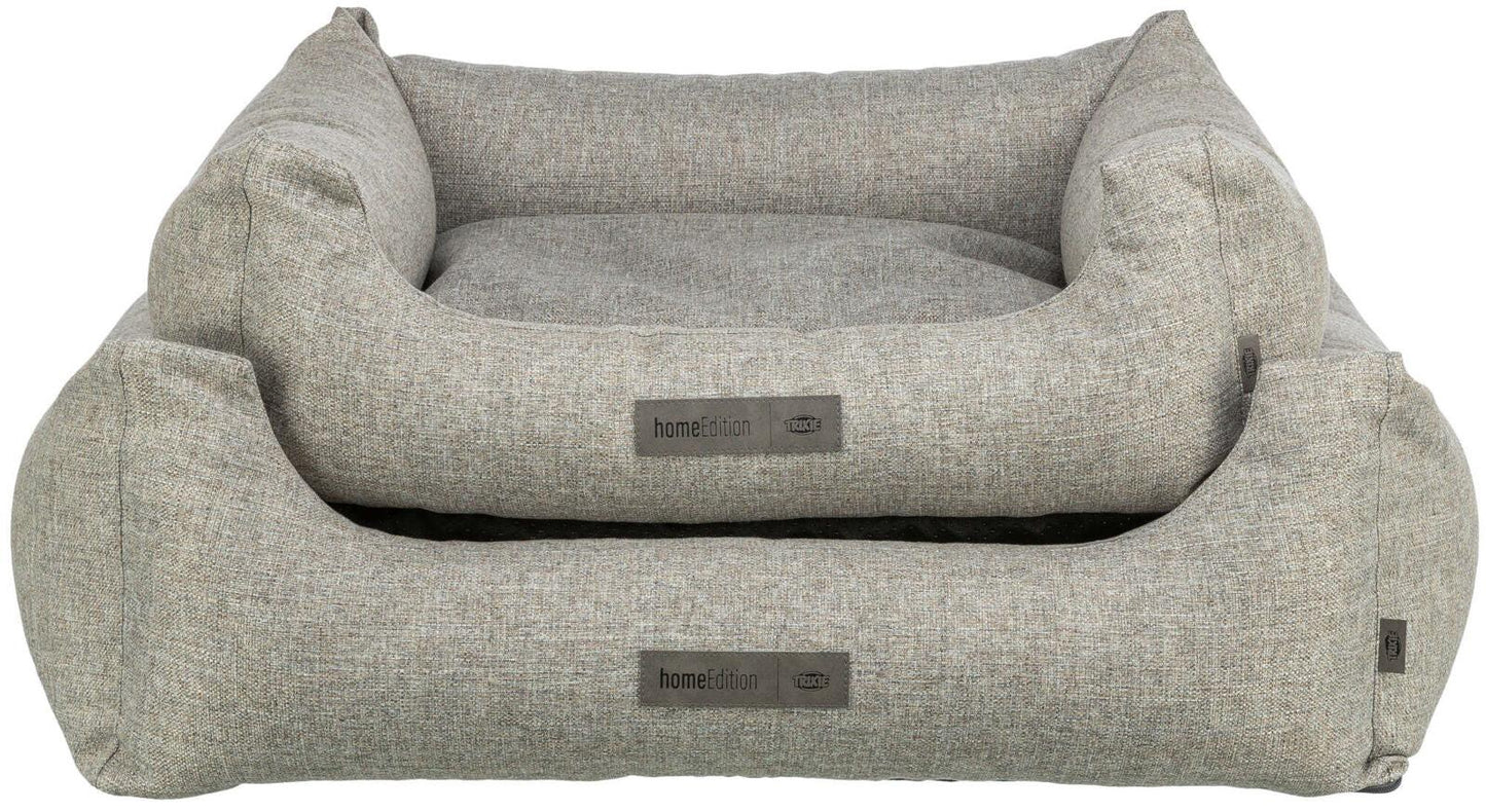 Trixie Matteo bed, square, 60 x 50 cm, light grey.
