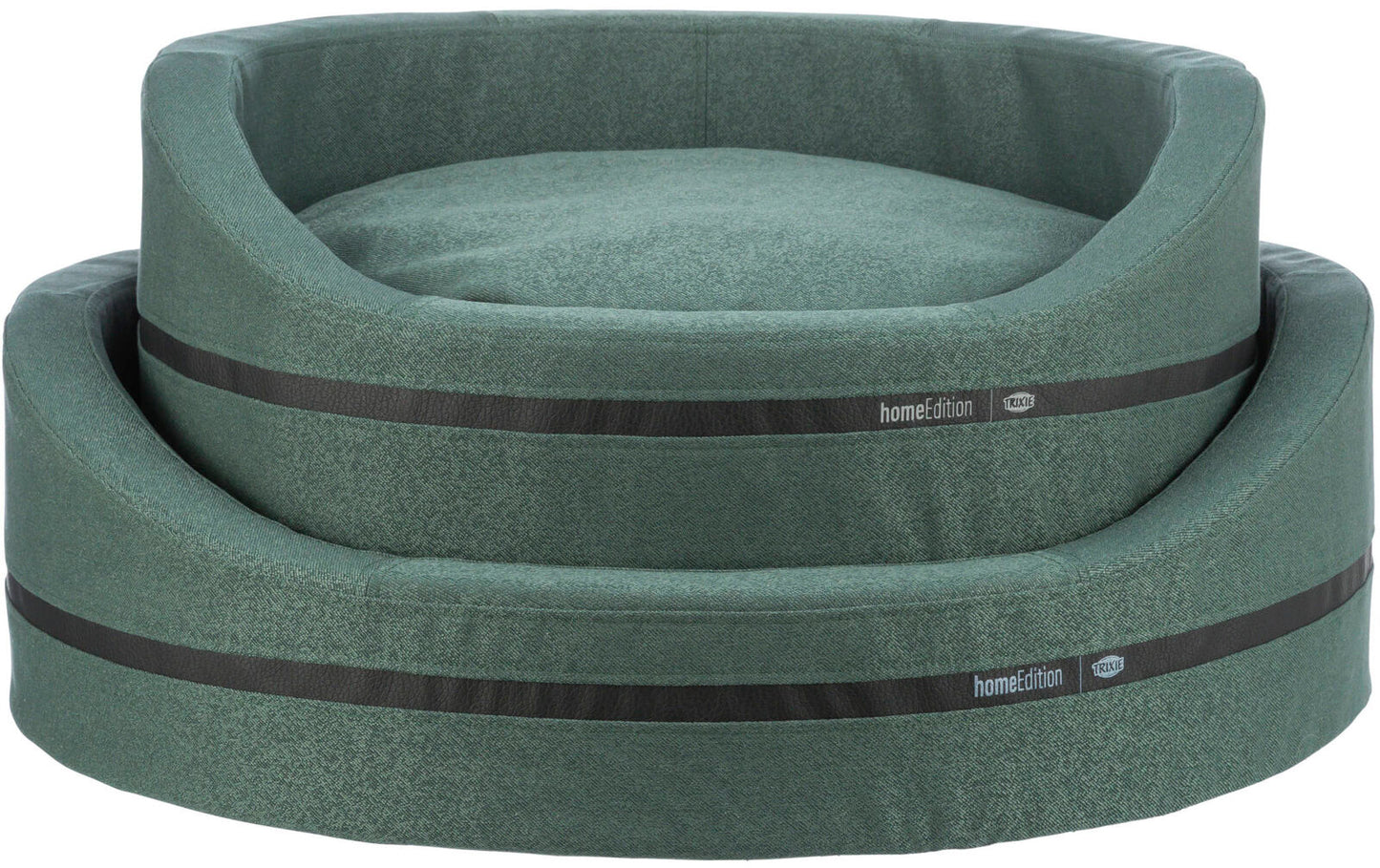 Trixie CityStyle bed, oval, 80 x 65 cm, dark green