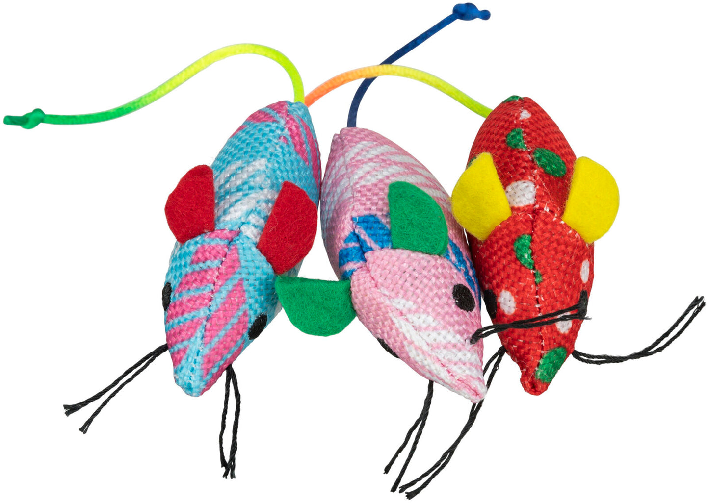 Trixie Mouse, fabric, catnip, 7 cm