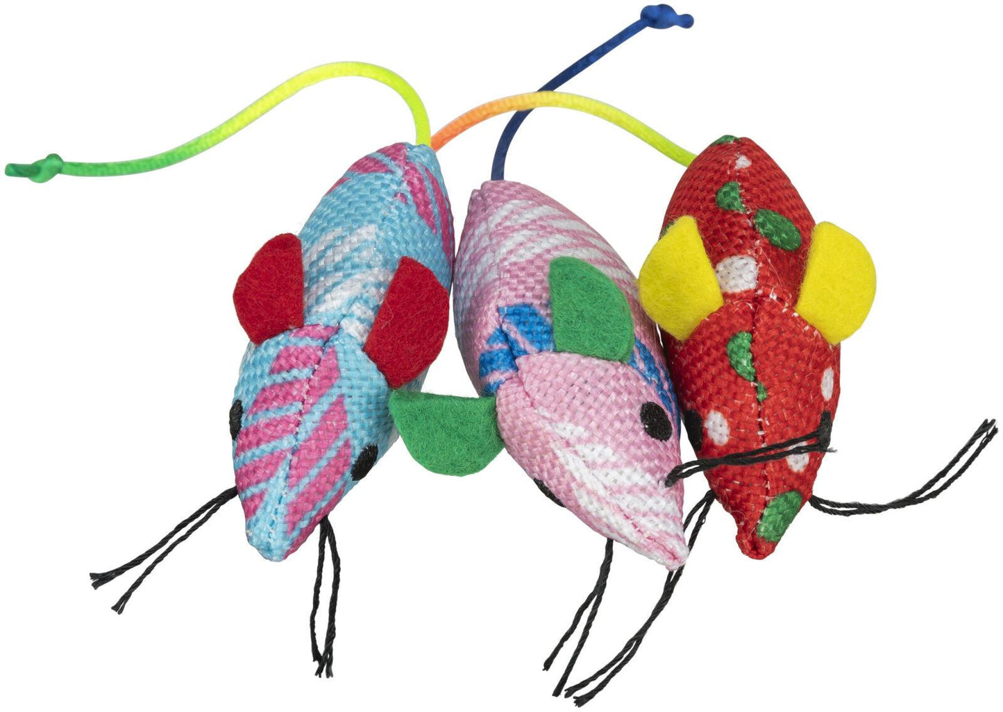 Trixie Mouse, fabric, catnip, 7 cm.