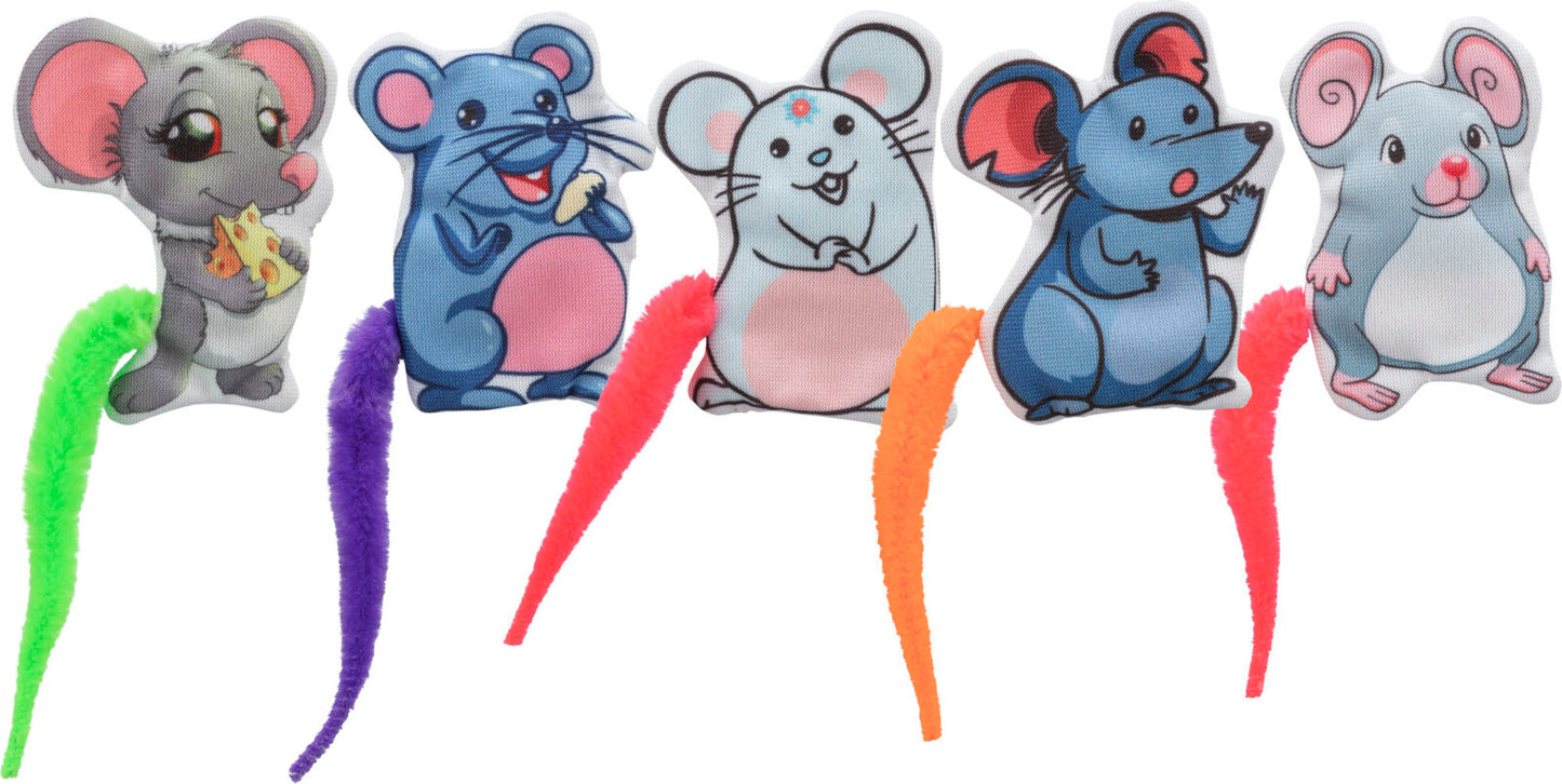 Trixie Mouse, fabric, catnip, 7.5 cm