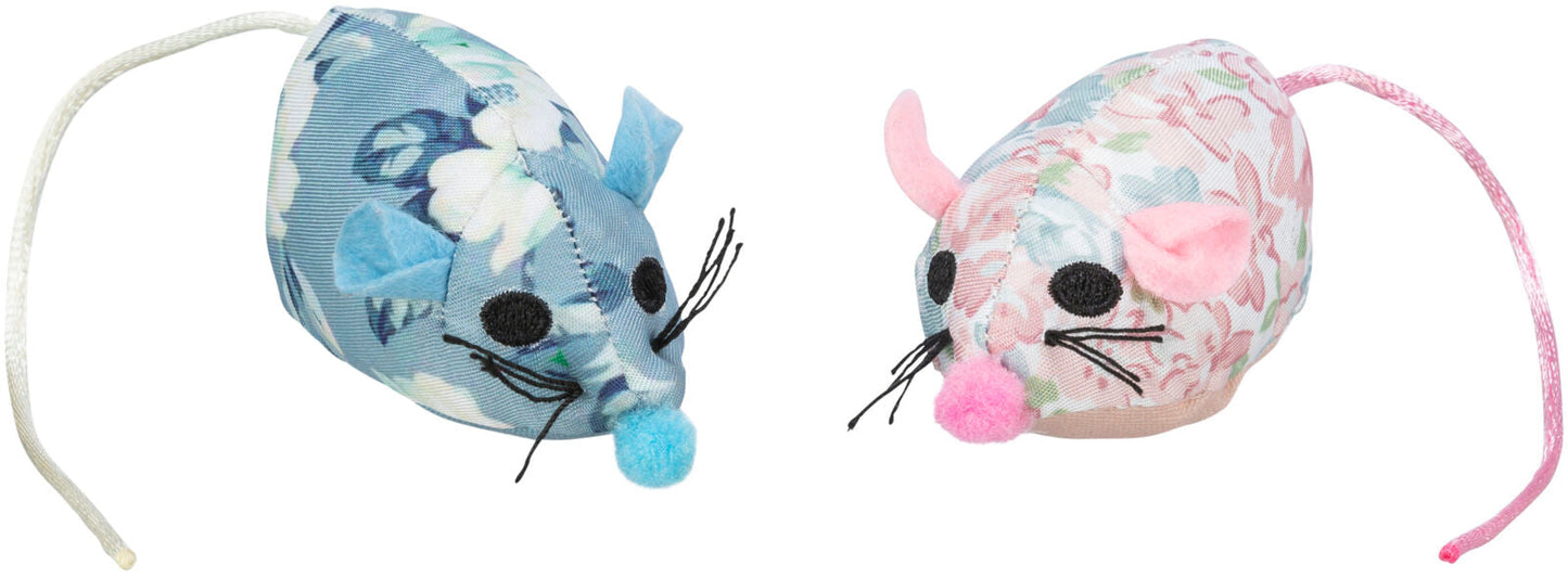Trixie Mouse, fabric, catnip, 4.5 cm