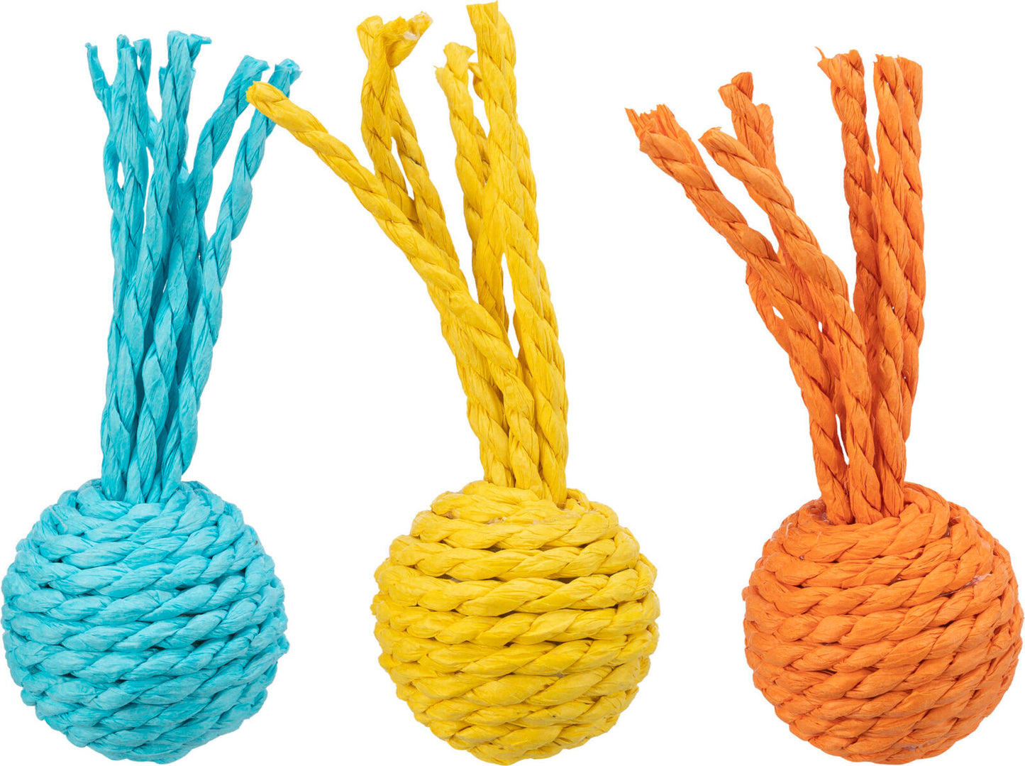 Trixie Rattle ball, paper rope, Ç÷ 4 Ç? 11 cm