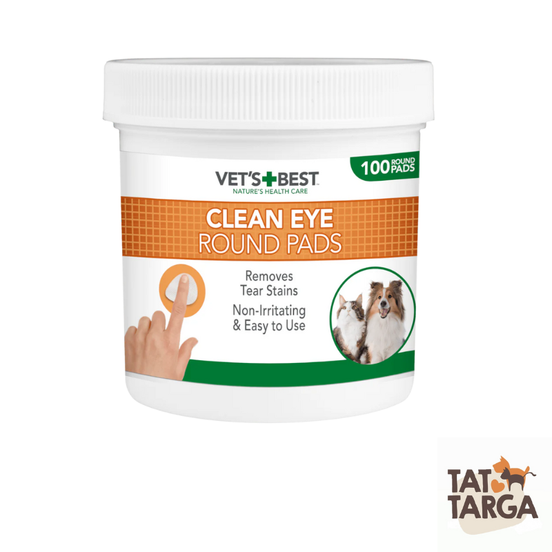 VET´S Best Clean Eye Round Pads 100pcs