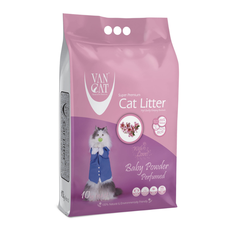 Cat litter pink bag best sale