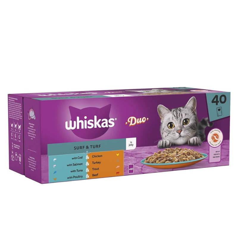 Whiskas Duo Surf & Turf x40 – 85g