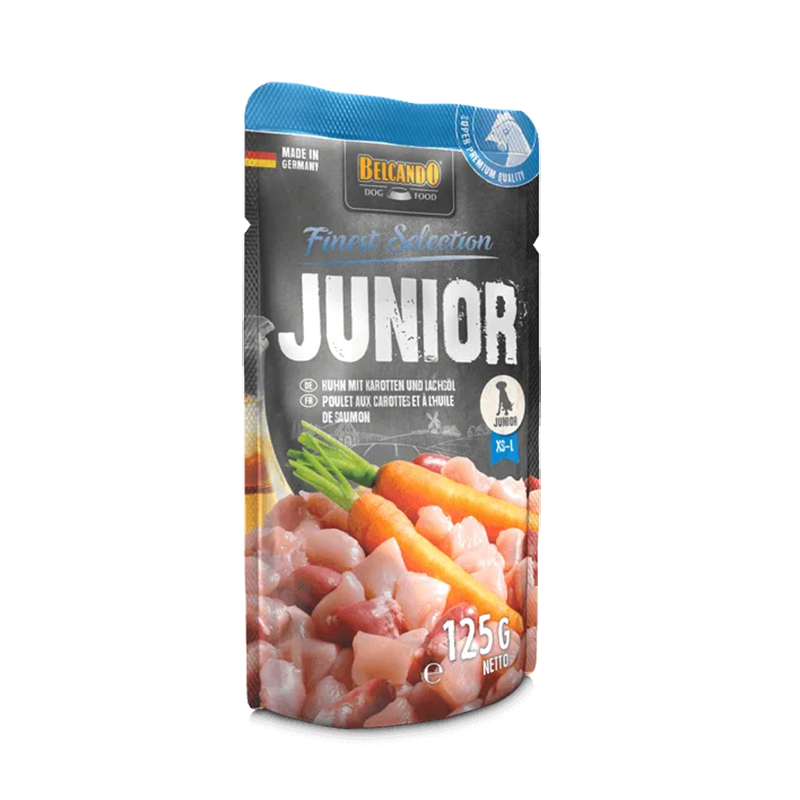Belcando Junior Chicken w. Carrots & Salmon oil – 5kg